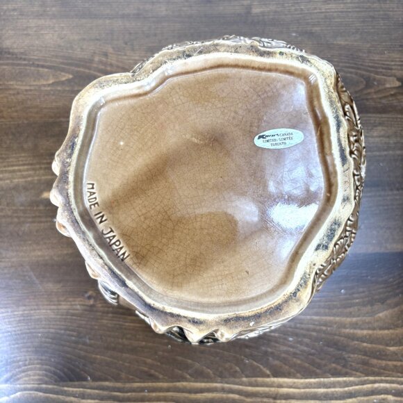 Vintage Owl Cookie Jar Retro Pottery Kitchen Canister Wise Owl Teacher - Picture 7 of 16